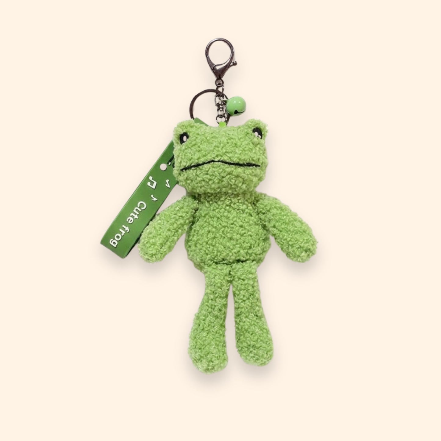 Cute Frog Plush Keychain