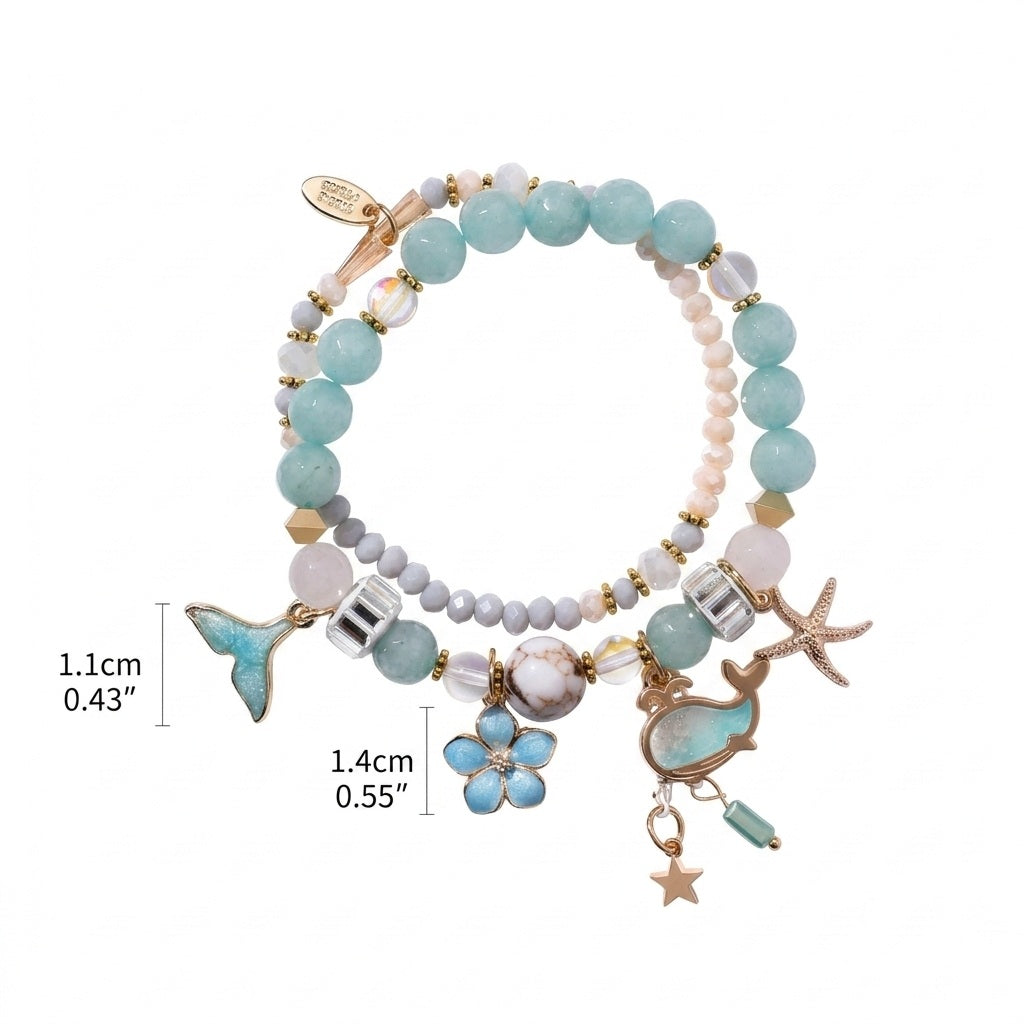 Pastel Ocean Charm Bracelet