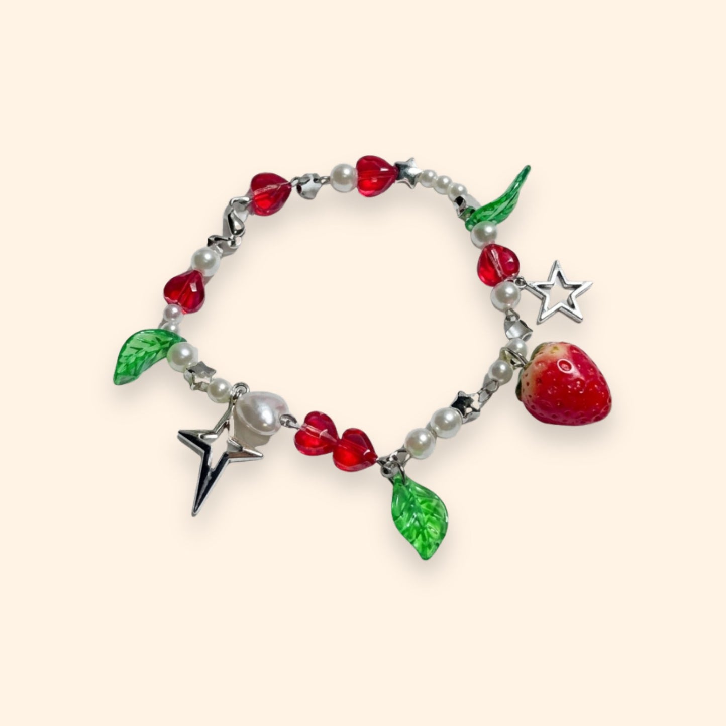 Strawberry Charm Bracelet