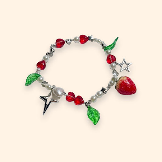 Strawberry Charm Bracelet